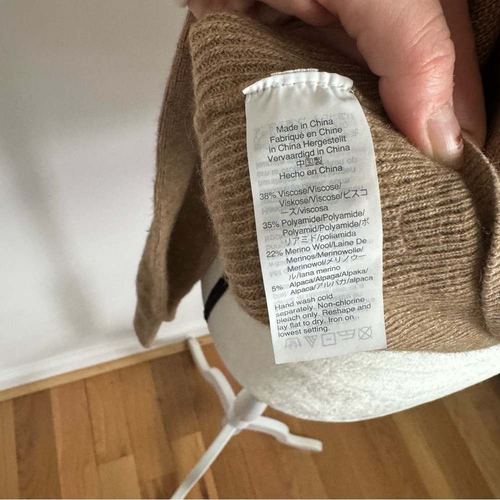 MADEWELL Tie Neck Ruffle Sweater - Picture 4 of 5